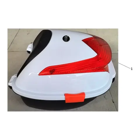 Mondial 125 Fuzion (E5+) Arka Canta Komple (Mavi)
