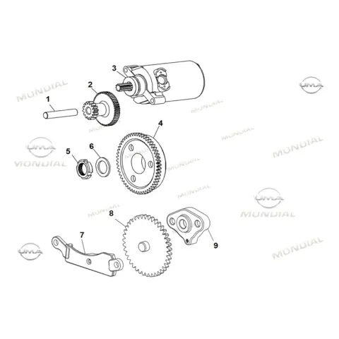 Mondial 125 Lavinia Marş Motoru – 3. fotoğraf