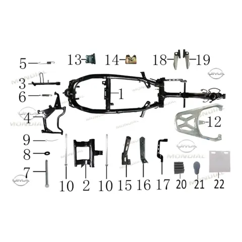 Mondial 125 Lavinia Sele Kilit Mekanizmasi