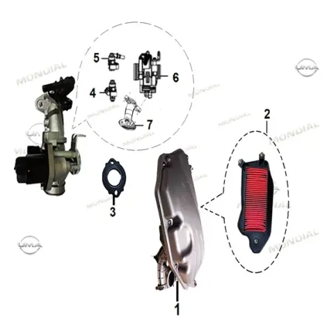 Mondial 125 Lavinia Hava Filtresi Komple