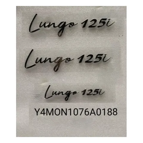 Mondial 125 Lungo (E5+) Etiket Seti Komple