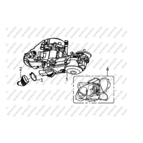 Mondial 125 MT Motor Komple