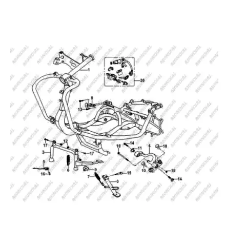 Mondial 125 MT Motor Destek – 2. fotoğraf