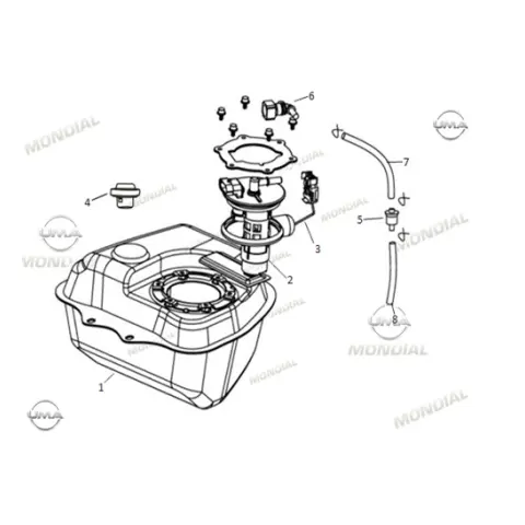 Mondial 125 Mash İ Benzin Pompası