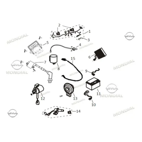 Mondial 125 Mash İ Regulator