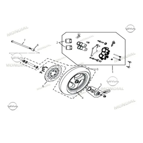 Mondial 125 Mash İ Dış Lastik (130/60-13) (Tubeless)