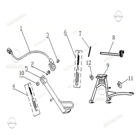 Mondial 125 Ressivo İ Orta Sehpa