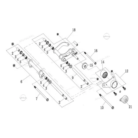Mondial 125 Ressivo İ Kaucuk Takoz 16X56X20 – 3. fotoğraf