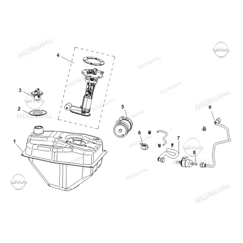 Mondial 125 Ressivo İ Benzin Filtresi – 3. fotoğraf