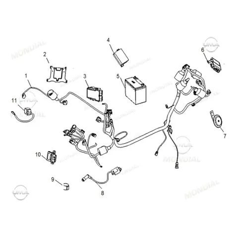 Mondial 125 Ressivo İ Start/Stop Kontroloru