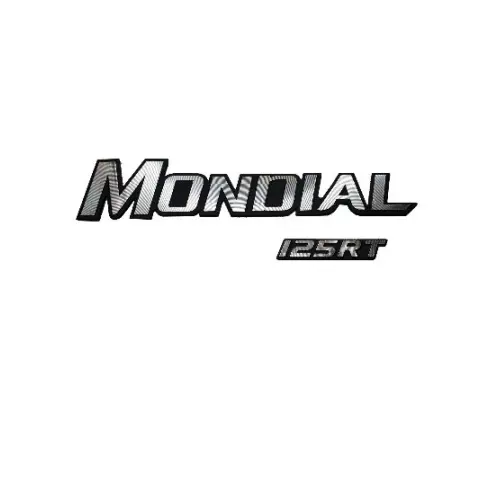Mondial 125 URT (RT) Sele Altı Yan Kapak Amblemi Takım
