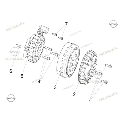 Mondial 125 Velomax Rotor