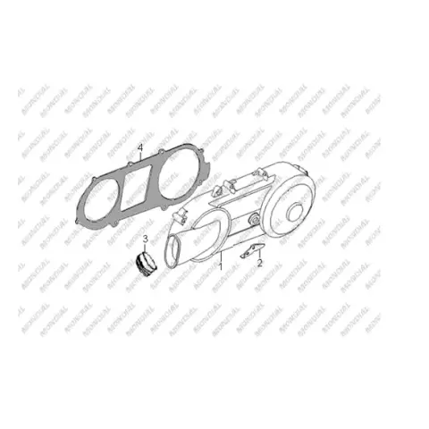 Mondial 150 Argent Krank Kutusu Sol Kapak