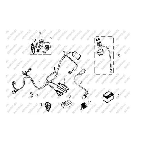 Mondial 150 Argent Kilit Seti