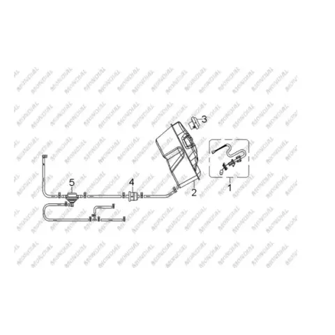 Mondial 150 Gomax Benzin Deposu