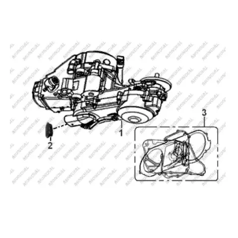 Mondial 150 Re Motor Komple