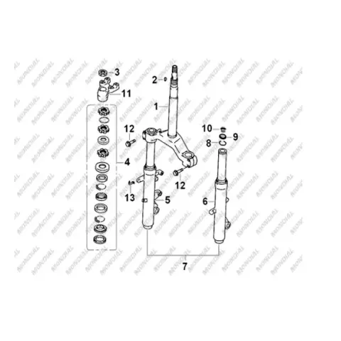 Mondial 150 Zat Somun M20X1.5