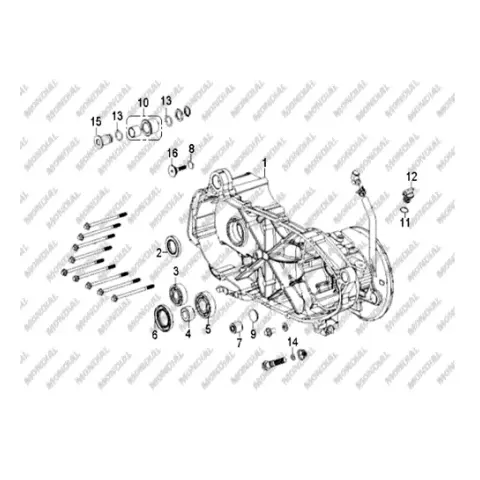 Mondial 250 Buffalo Motor Takozu