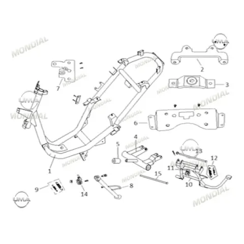 Mondial 50 Beestreet Orta Sehpa