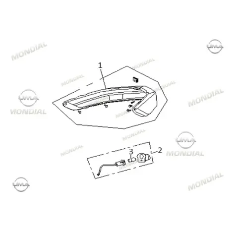 Mondial 50 Eagle Arka Stop Komple