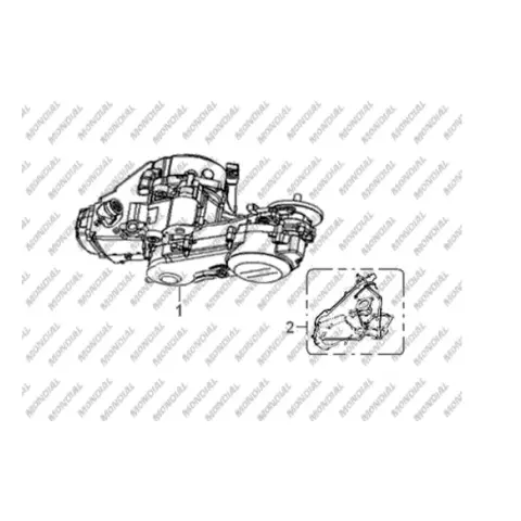 Mondial 50 TT Motor Komple