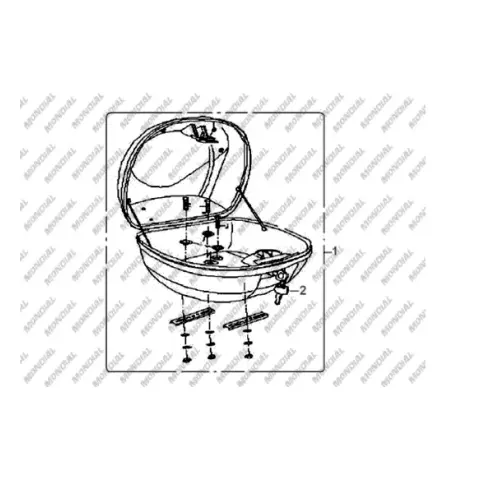 Mondial 50 TT Arka Canta (Yesil)