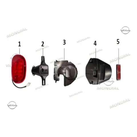 Mondial Turismo 50İ Arka Reflektor