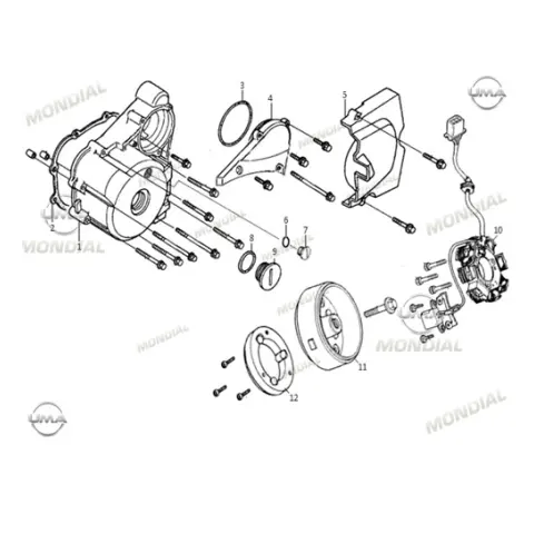 Mondial 100 MG Superboy İ Stator