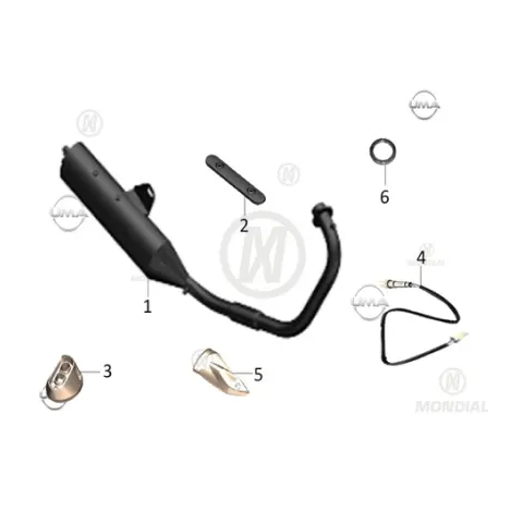 Mondial 125 Drift L Egzoz – 3. fotoğraf