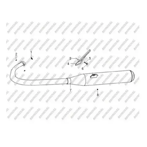 Mondial 125 MH Drift Sapkalı Somun M6X1
