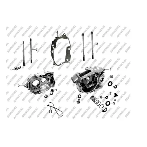 Mondial 135 UAG Krank Kutusu Ara Conta