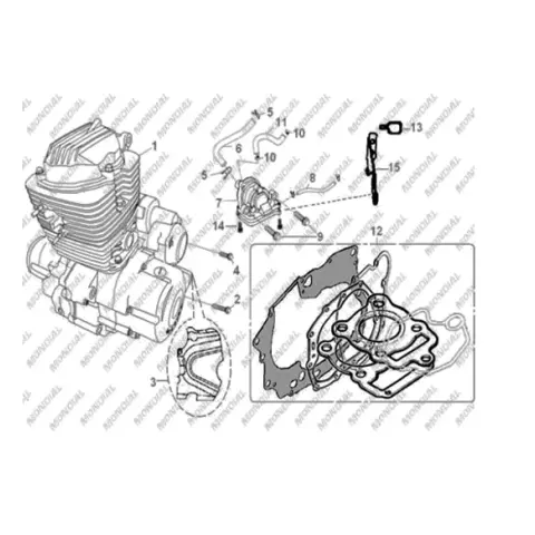 Mondial 150 KN Motor Komple