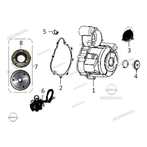Mondial 50 UAG Ec Stator