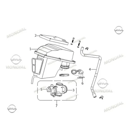 Mondial Bucanner 250I Hava Filtresi Komple