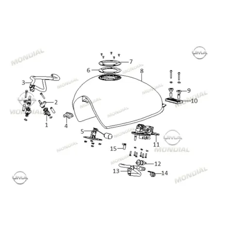 Mondial Bucanner 250I Benzin Filtresi