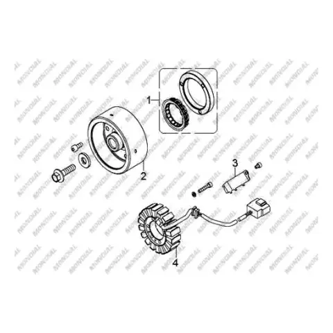 Mondial SD 650-S Stator