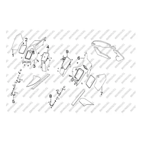 Mondial SD 650-T Sağ Braket