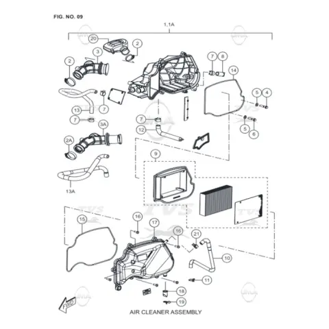 TVS Jupiter Hava Filtresi Komple