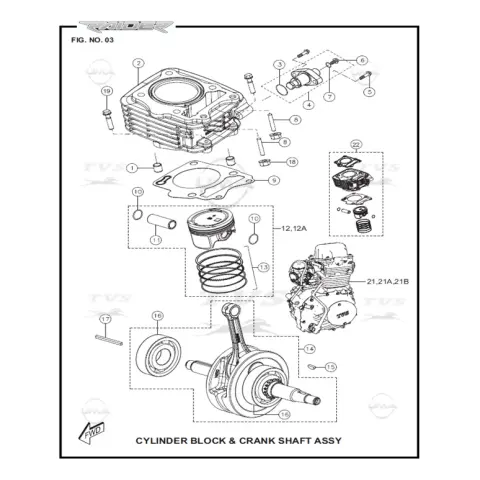 TVS Raider 125 (E5) Piston Grubu