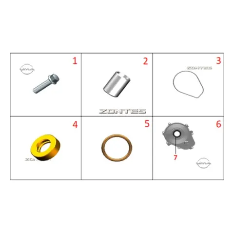 Zontes ZT125T-M O-Ring 15.6X1.9