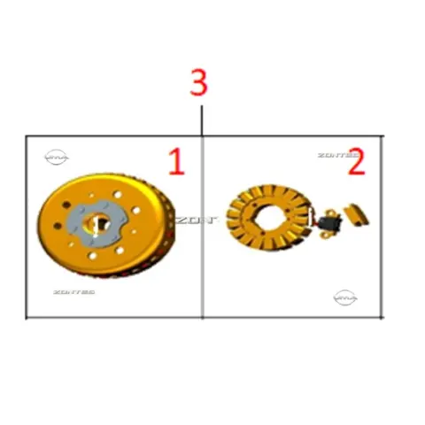 Zontes ZT125T-M Alternator Komple