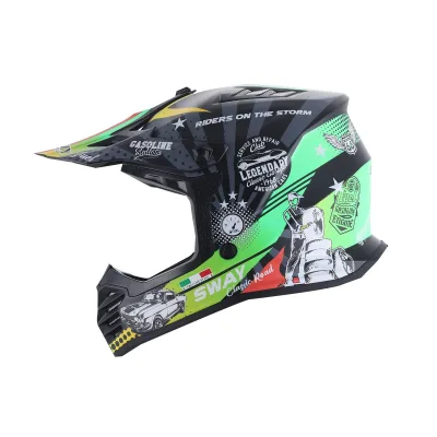 Sway 618 Kask Gasoline Green Grey Red