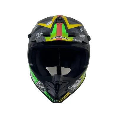 Sway 618 Kask Gasoline Green Grey Red – 3. fotoğraf