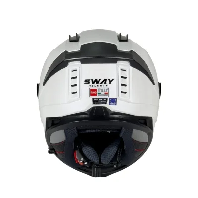 Sway 868 Kask Pearl White – 6. fotoğraf