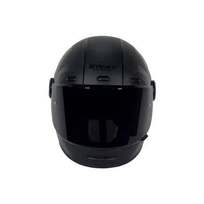 Sway V6 Full Face Kask Helix Black Line – 3. fotoğraf