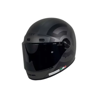 Sway V6 Full Face Kask Target Grey
