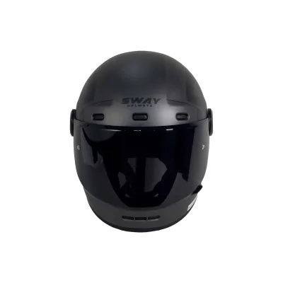 Sway V6 Full Face Kask Target Grey – 3. fotoğraf