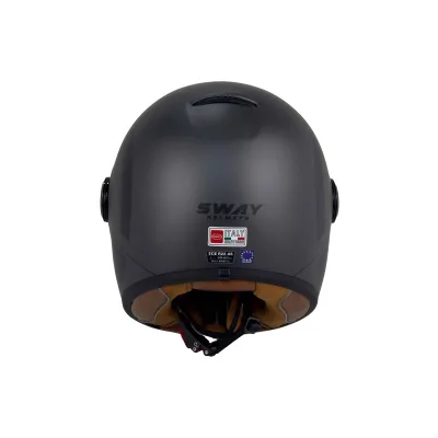 Sway V6 Full Face Kask Target Grey – 5. fotoğraf