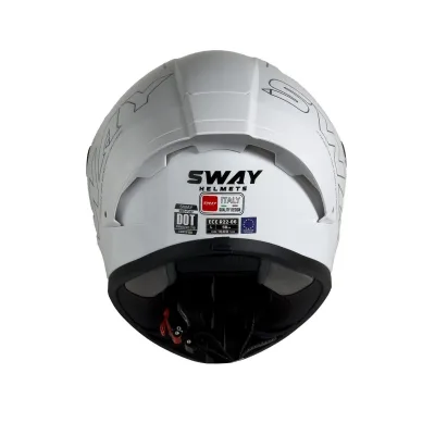 Sway F357 Kask White – 5. fotoğraf