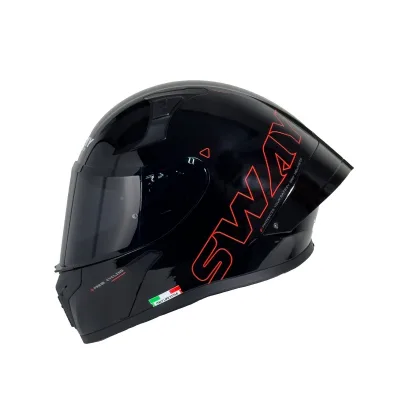 Sway F357 Kask Black Red